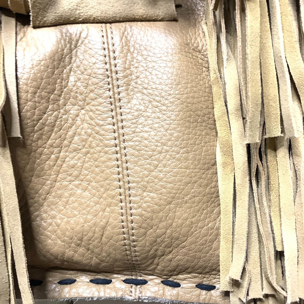 MUXO Large Tan Leather Shoulder Bag - Picture 4 of 17